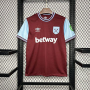 24 - 25 West ham Home Retro Football Shirt - Footballshirt.online