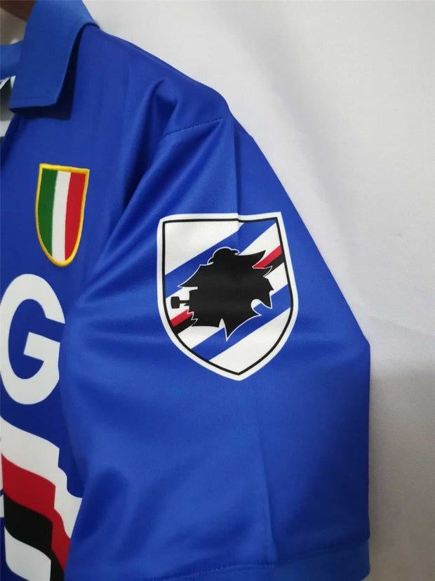 91 - 92 Sampdoria Home Retro | Footballshirt.online - Footballshirt.online