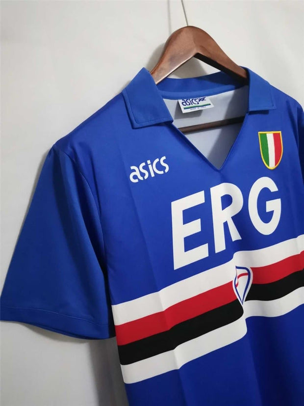 91 - 92 Sampdoria Home Retro | Footballshirt.online - Footballshirt.online