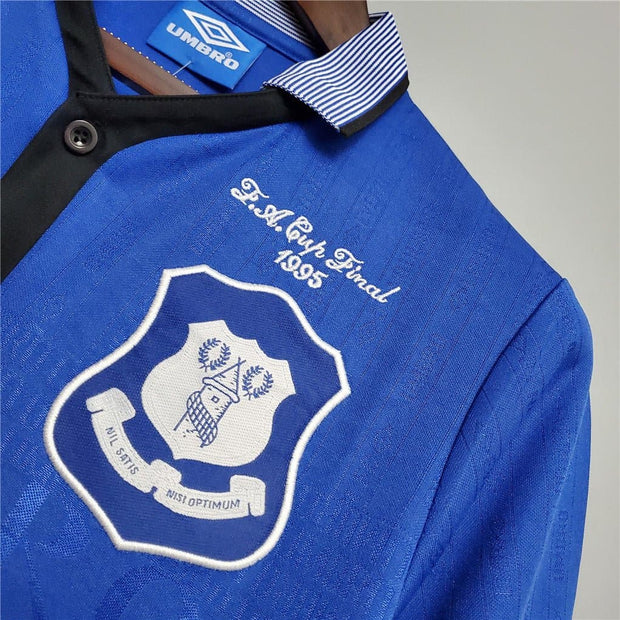 94 - 95 Everton Home Retro Football Shirt - Footballshirt.online