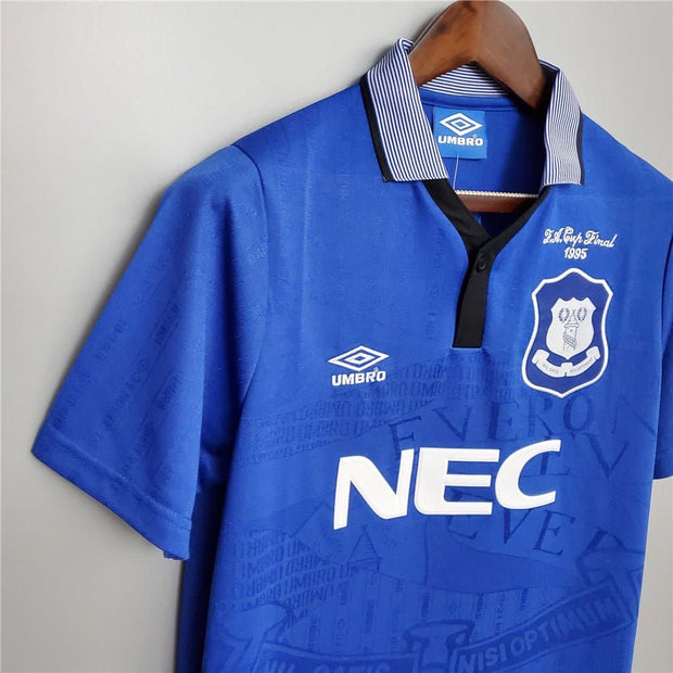 94 - 95 Everton Home Retro Football Shirt - Footballshirt.online