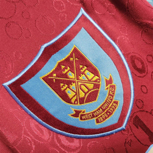 95 - 97 West Ham Home Retro Football Shirt - Footballshirt.online