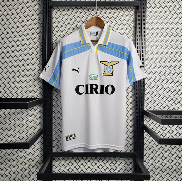 98 - 00 Lazio Away Retro Football Shirt| Footballshirt.online - Footballshirt.online