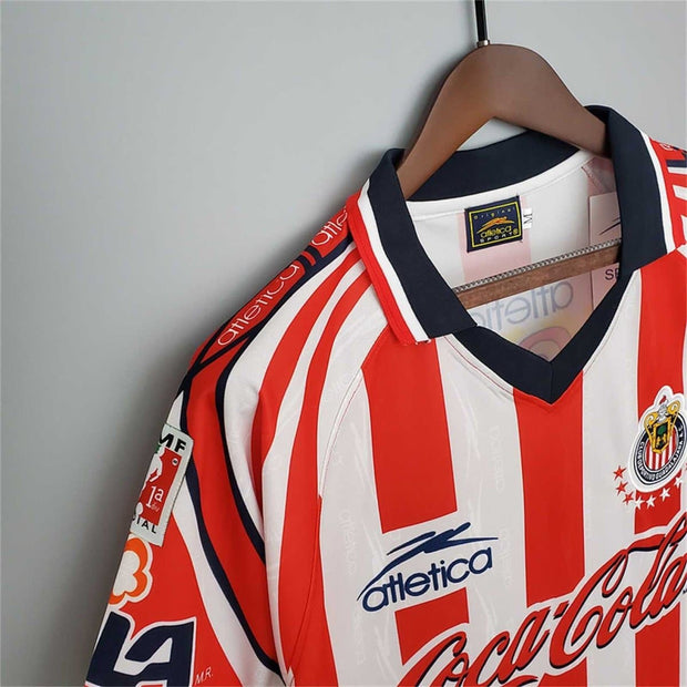 98 - 99 Chivas Home Retro Football Shirt - Footballshirt.online