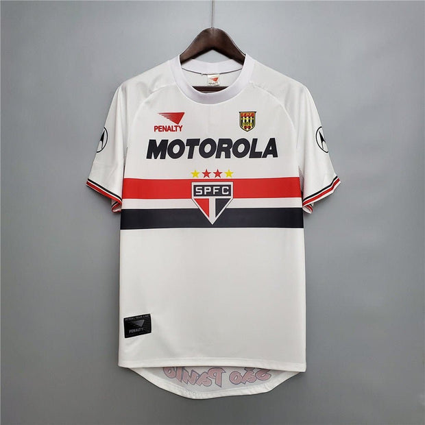 99 - 00 Sao Paulo Home Retro Football Shirt - Footballshirt.online