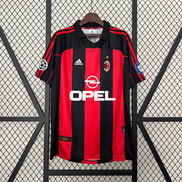 AC MILAN 2000 - 2001 HOME JERSEY - Footballshirt.online