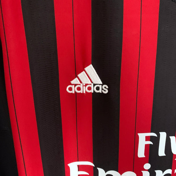 AC MILAN 2013 - 2014 HOME JERSEY LONG SLEEVED - Footballshirt.online