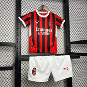 AC MILAN 2024 - 2025 HOME JERSEY FOR CHILDREN| Footballshirt.online - Footballshirt.online
