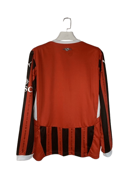 AC Milan 2024/25 (Home) - Long Sleeve - Footballshirt.online