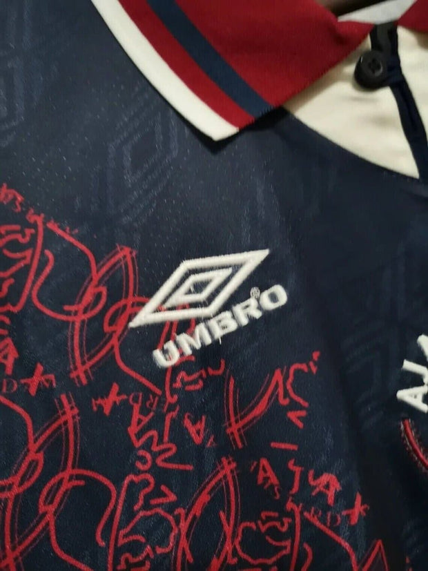 Ajax Amsterdam 1994 - 1995 Champions League Seedorf Away Retro Shirt 8 - Footballshirt.online