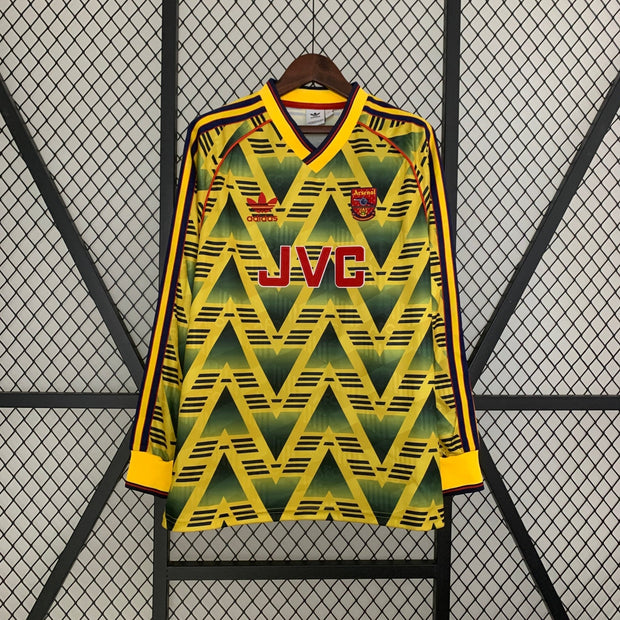 ARSENAL 1992 - 1993 AWAY JERSEY LONG SLEEVED - Footballshirt.online