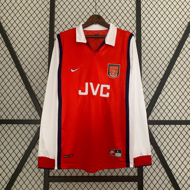 ARSENAL 1998 - 1999 HOME JERSEY LONG SLEEVED - Footballshirt.online