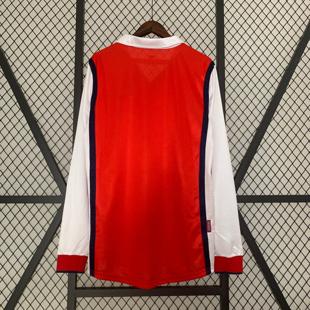 ARSENAL 1998 - 1999 HOME JERSEY LONG SLEEVED - Footballshirt.online