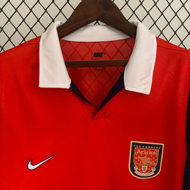 ARSENAL 1998 - 1999 HOME JERSEY LONG SLEEVED - Footballshirt.online