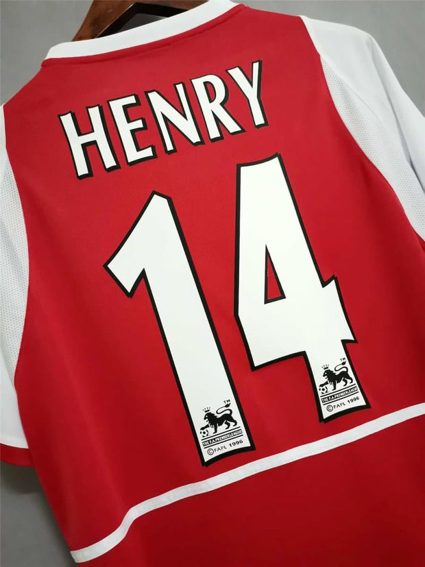 Arsenal 2002 - 2004 Henry 14 Home Retro Shirt - Footballshirt.online
