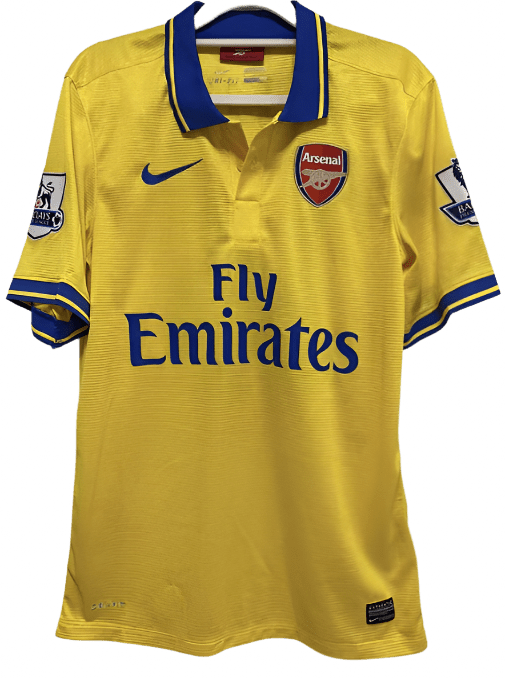 Arsenal 2013/14 (Away) w/ Premier League badge - Footballshirt.online