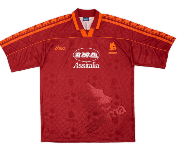 AS Roma 1995/96 (Home)| Footballshirt.online - Footballshirt.online