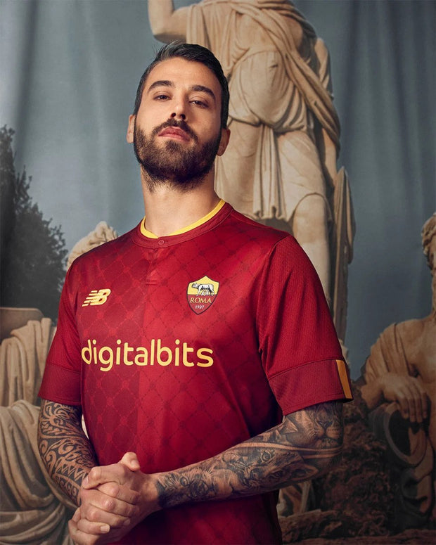 AS Roma 2022/23 (Home) - Footballshirt.online