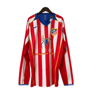 Atletico Madrid 2004/05 (Home) - Long Sleeve - Footballshirt.online