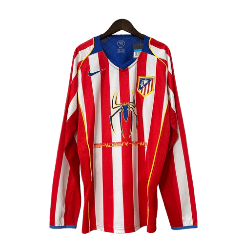 Atletico Madrid 2004/05 (Home) - Long Sleeve - Footballshirt.online