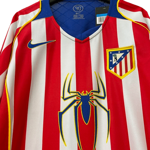 Atletico Madrid 2004/05 (Home) - Long Sleeve - Footballshirt.online