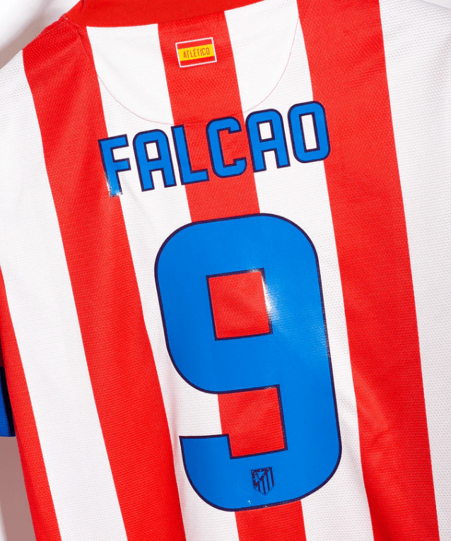Atletico Madrid 2012/13 (Home) + La Liga Patch, Sponsorless - Footballshirt.online