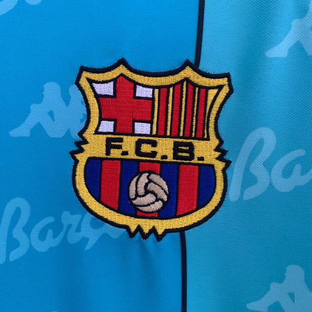 BARCELONA 1996 - 1997 AWAY JERSEY LONG SLEEVED - Footballshirt.online