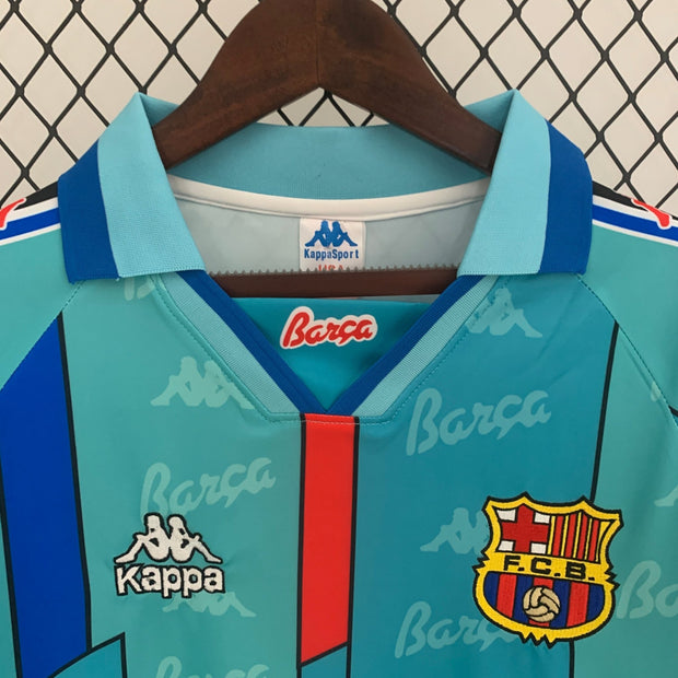 BARCELONA 1996 - 1997 AWAY JERSEY LONG SLEEVED - Footballshirt.online