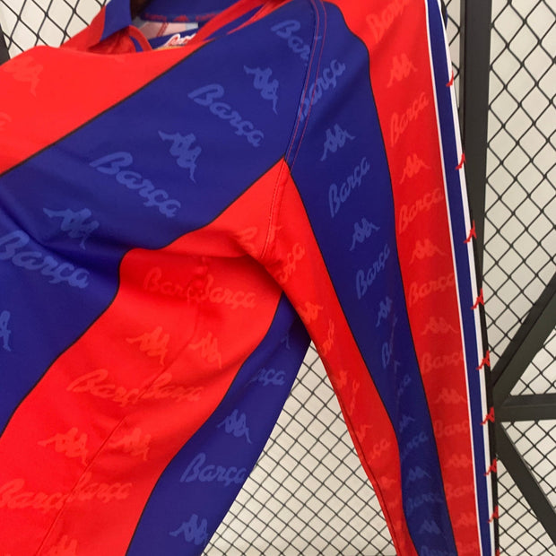 BARCELONA 1996 - 1997 HOME JERSEY LONG SLEEVED - Footballshirt.online