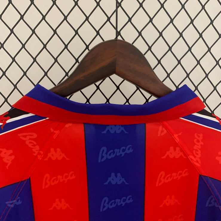 BARCELONA 1996 - 1997 HOME JERSEY LONG SLEEVED - Footballshirt.online