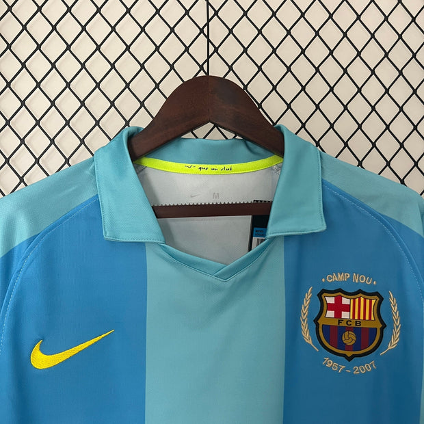 BARCELONA 2007 - 2008 AWAY JERSEY - Footballshirt.online