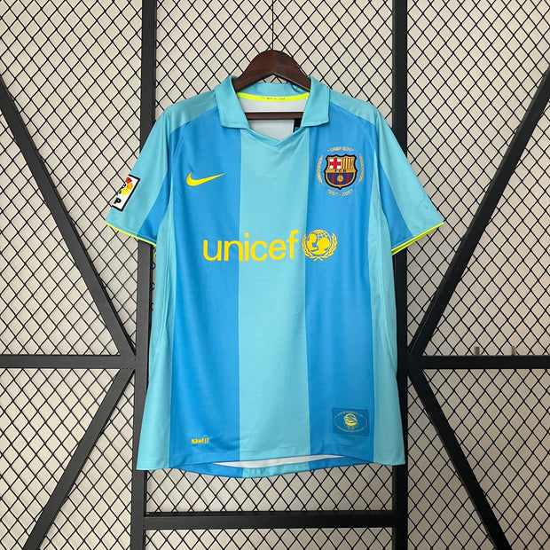 BARCELONA 2007 - 2008 AWAY JERSEY - Footballshirt.online