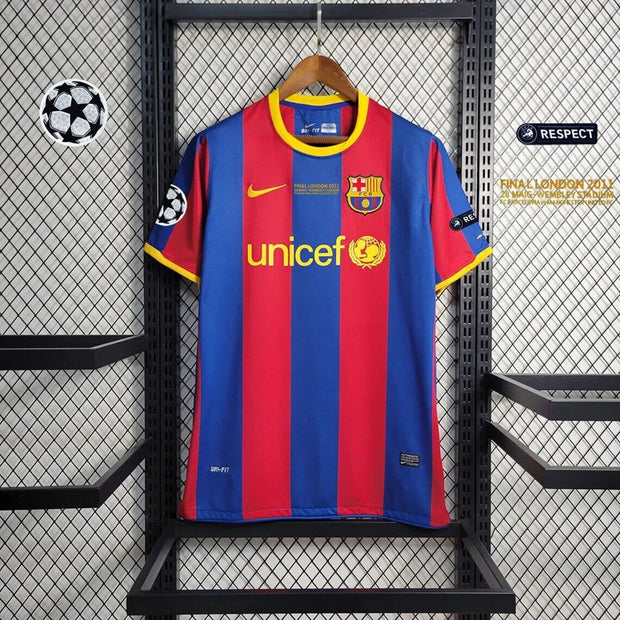 Barcelona Final 2010 - 2011 Lionel Messi Away fc Soccer Jerseys - Footballshirt.online