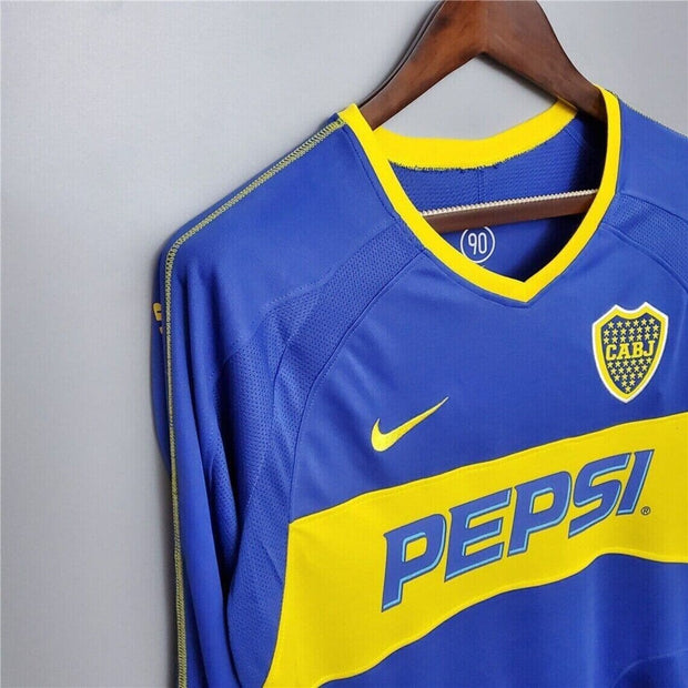 Boca Juniors 2003 - 2004 Retro Home Shirt - Footballshirt.online