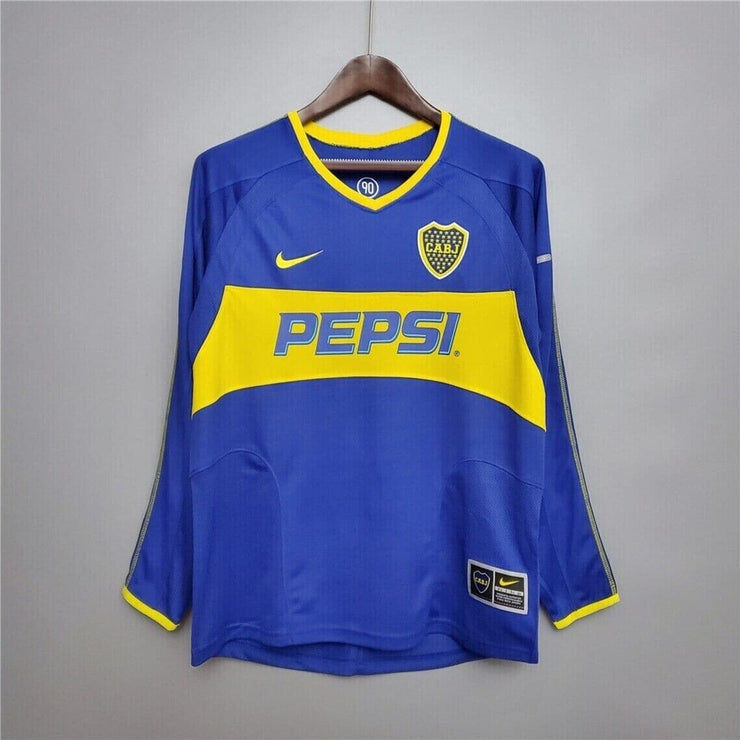 Boca Juniors 2003 - 2004 Retro Home Shirt - Footballshirt.online