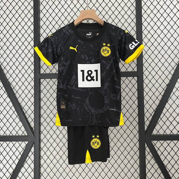 BORUSSIA DORTMUND 2023 - 2024 AWAY JERSEY FOR CHILDREN| Footballshirt.online - Footballshirt.online