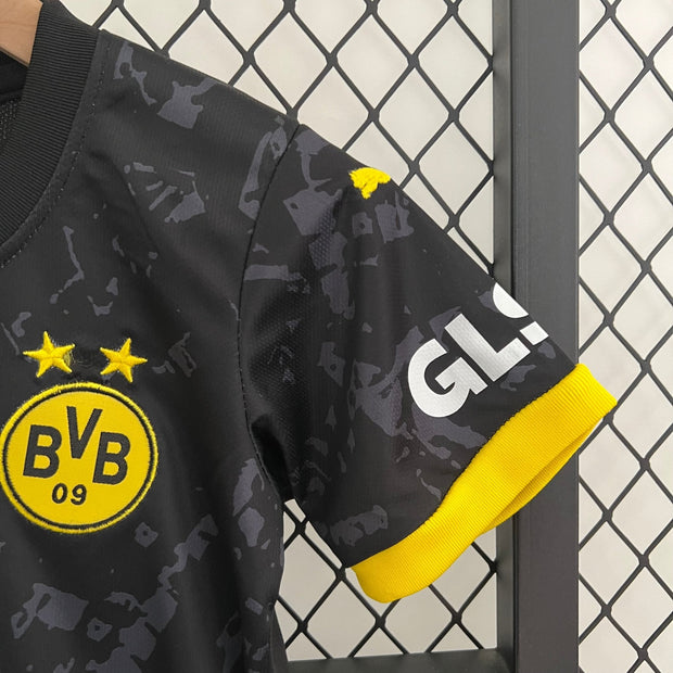 BORUSSIA DORTMUND 2023 - 2024 AWAY JERSEY FOR CHILDREN| Footballshirt.online - Footballshirt.online