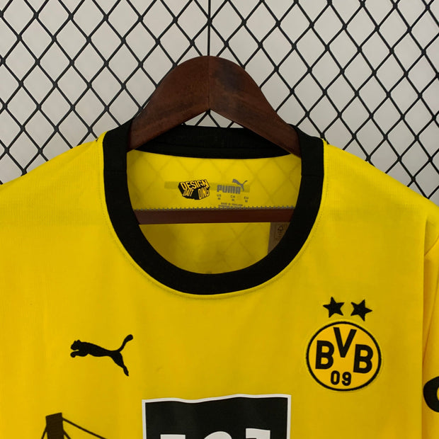 BORUSSIA DORTMUND 2023 - 2024 HOME JERSEY LONG SLEEVED - Footballshirt.online