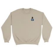 "Caniggia" Embroidered Sweatshirt - Sand - Footballshirt.online
