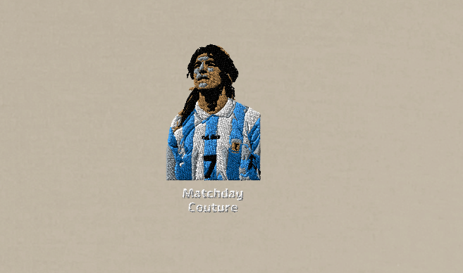 "Caniggia" Embroidered Sweatshirt - Sand - Footballshirt.online