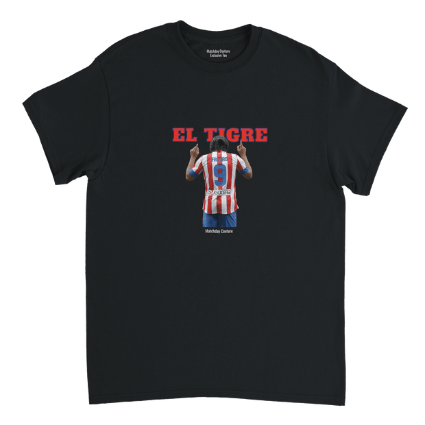 "El Tigre Falcao" Tee - Black - Footballshirt.online