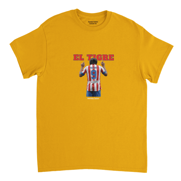 "El Tigre Falcao" Tee - Gold - Footballshirt.online