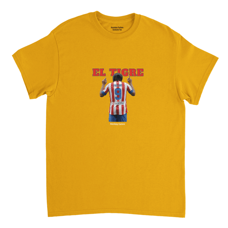 "El Tigre Falcao" Tee - Gold - Footballshirt.online