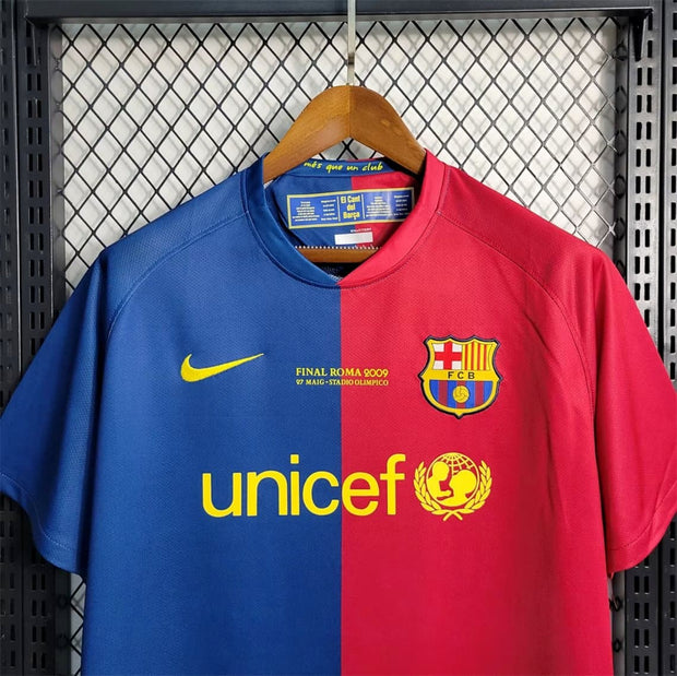 FC Barcelona 2008 - 2009 Messi Home Away Retro Soccer Jerseys - Footballshirt.online
