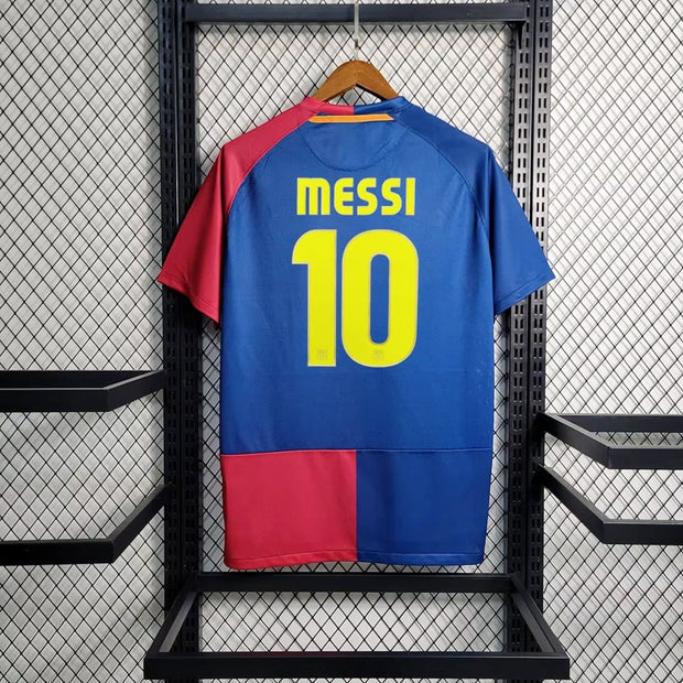 FC Barcelona 2008 - 2009 Messi Home Away Retro Soccer Jerseys - Footballshirt.online