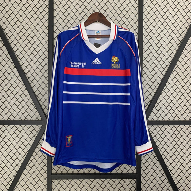 FRANCE 1998 HOME JERSEY LONG SLEEVED| Footballshirt.online - Footballshirt.online