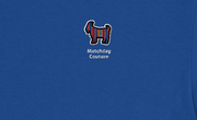 "GOAT 10" Embroidered Tee - Royal - Footballshirt.online