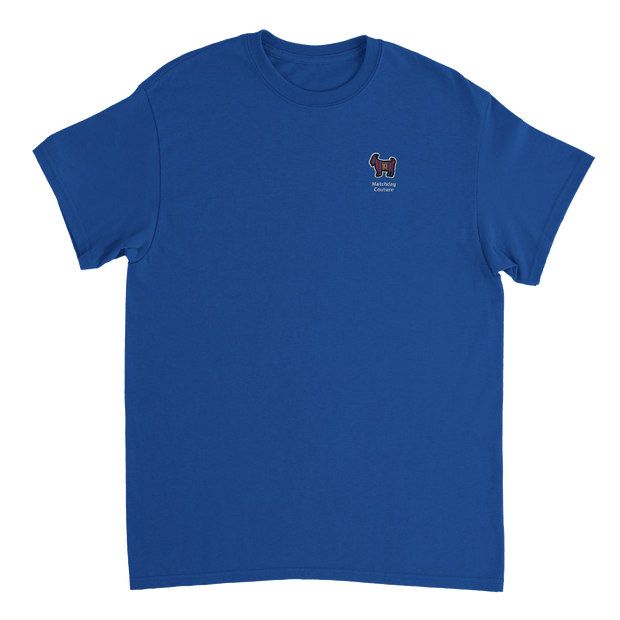 "GOAT 10" Embroidered Tee - Royal - Footballshirt.online