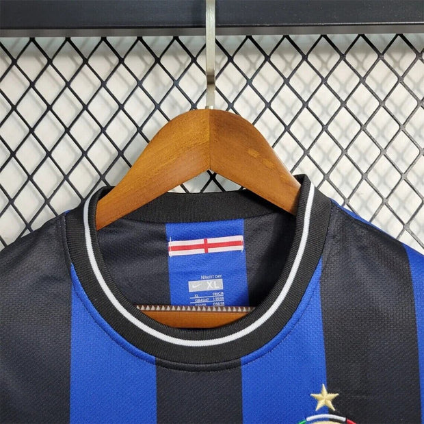 Inter Milan Retro Home Shirt Champions League Final Milito 22| Footballshirt.online - Footballshirt.online