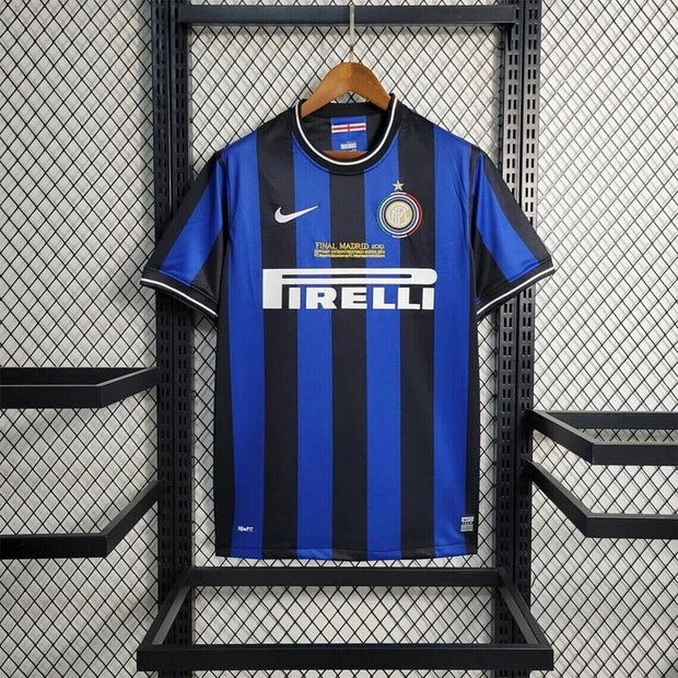 Inter Milan Retro Home Shirt Champions League Final Milito 22| Footballshirt.online - Footballshirt.online